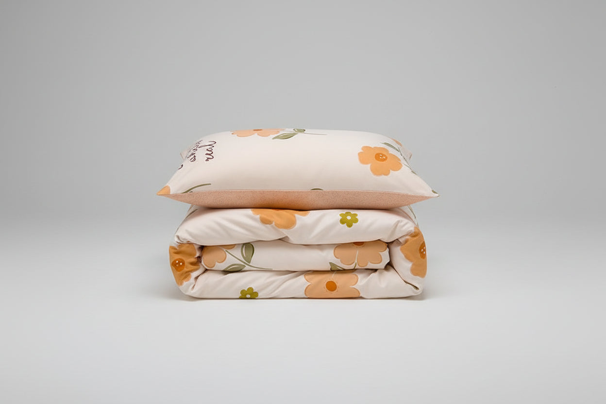 Brushed Cotton Four-Piece Bedding Set - Fresh & Simple Washed Cotton